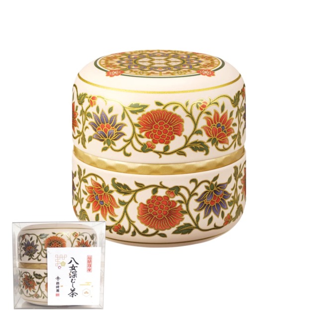 【G-108・フ】特別茶缶入り深むし特上煎茶・霜月